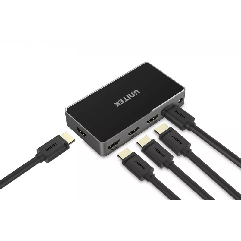 HDMI-videoswitch Unitech V1110A 4K 1.4b 5V 1A