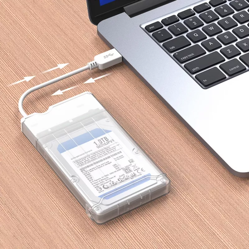 GrauGear externe harde schijf behuizing 2.5HDD/SSD USB 3.2 alu - drivebehuizing - 2,5
