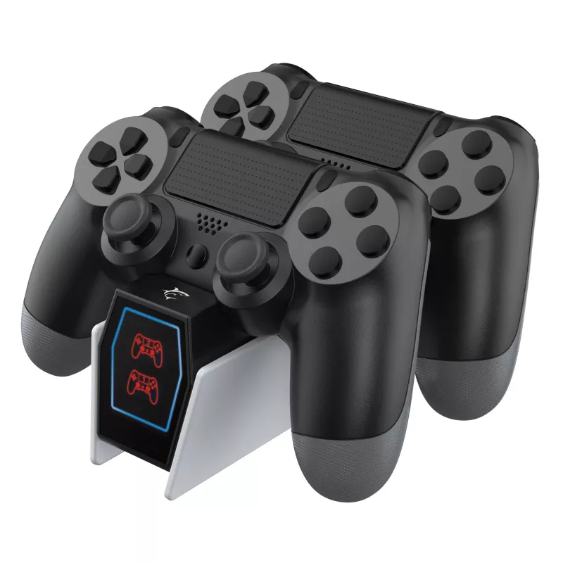 Oplaadstation White Shark PS4-0417 dubbel oplaadstation voor PS4-controller