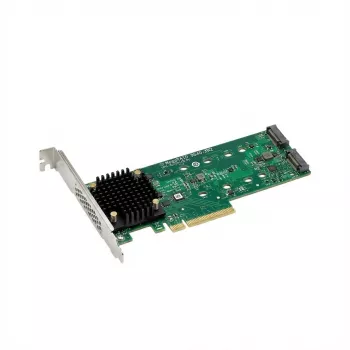 Broadcom MegaRAID 9520-2M2 - storagecontroller (RAID) - 8 poorten/kanaal - SATA 6Gb/s / PCIe 4.0 x8 (NVMe) - low-profile - RAID 0, 1 - PCIe 4.0 x8 (05-50148-03)