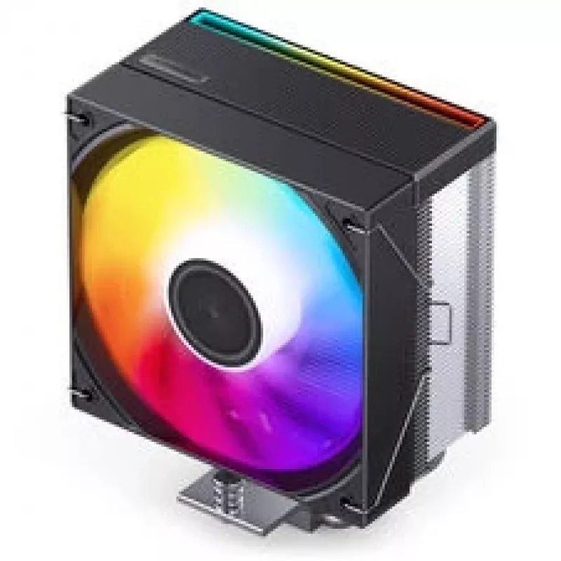 CPU-koeler Jonsbo CB40 zwart ARGB single-tower 225W TDP, 120mm PWM-ventilator