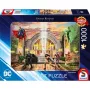 Thomas Kinkade Studios: DC Justice League - Hall Of Justice, puzzel 1000 stukjes