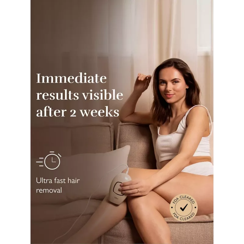 Epilator Silk'n IPL Infinity Fast epilator 600k flitsen, huidtintsensor, beige