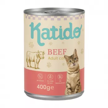 KATIDO Rund - Natte voeding voor katten - 400g