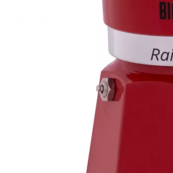 Koffiezetapparaat voor op het fornuis BIALETTI Rainbow 0,06 L — aluminium, 60 ml, rood
