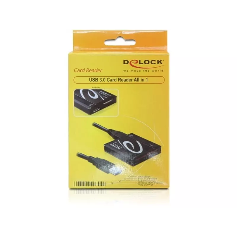Kaartlezer DeLOCK USB 3.0 All in 1 91704