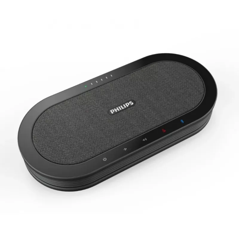 Philips PSE0501 Smart Meeting draadloze vergadermicrofoon met vergaderassistent Sembly, USB-C, zwart/grijs