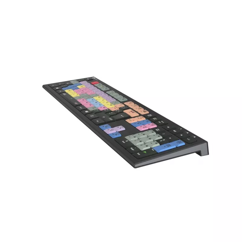Logickeyboard LKB-EDIUS-A2PC-FR toetsenbord universeel USB AZERTY Frans zwart