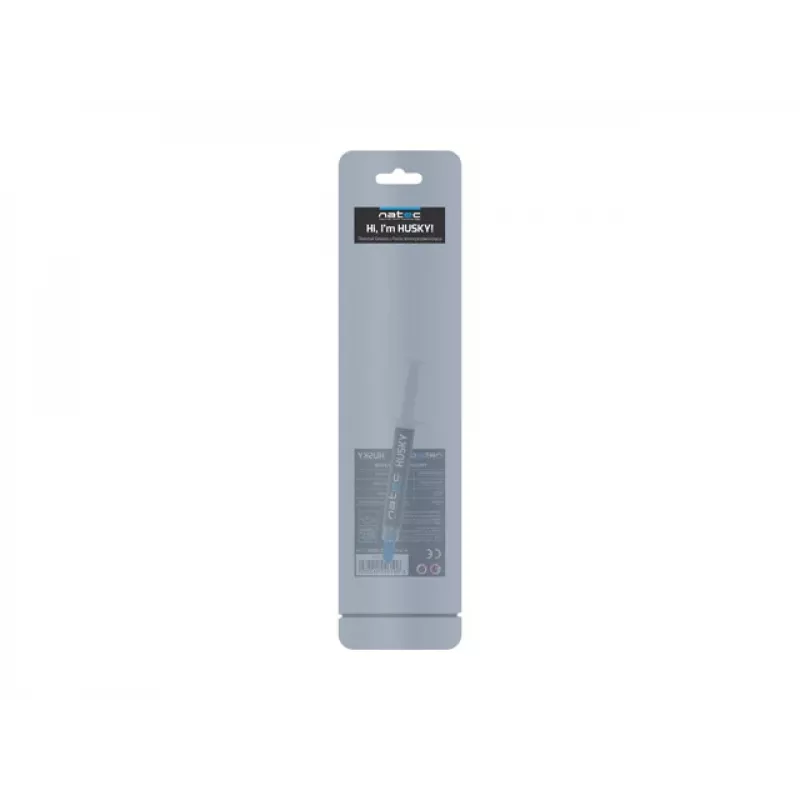 Warmtegeleidingspasta NATEC Husky NPT-1324, warmtegeleidingsvermogen 4,63 W/m·K, volume 2 ml, dichtheid 2,5 g/cm³