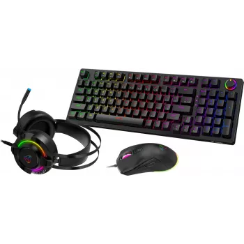Gamingset Yenkee YGS 03 ECLIPSE 3-in-1 (toetsenbord, muis, headset)