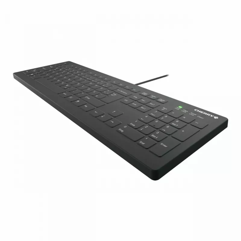 CHERRY AK-C8112 Medical USB QWERTZ Duits zwart wit full-size toetsenbord
