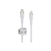 Belkin BOOST CHARGE - Lightning-kabel - 24 pin USB-C mannelijk naar Lightning mannelijk - 2 m - wit - voor Apple iPad/iPhone/iPod (Lightning)