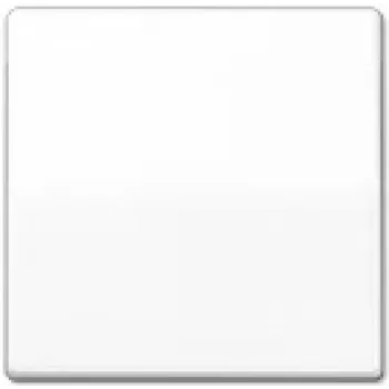 Wandschakelaar-afdekplaat JUNG AS 591 BF WW, wit, compatibel met de series 501/502/503/506/507, IP44