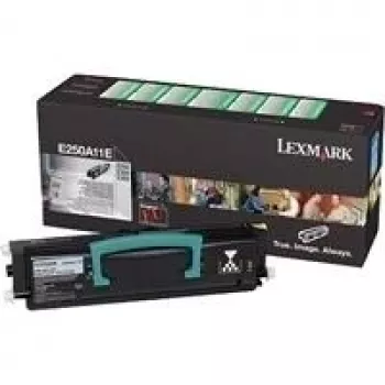 Lexmark E250A31E originele zwarte toner - voor E250d, E250dn, E250dt, E250dtn, E350d, E350dt, E352dn, E352dtn