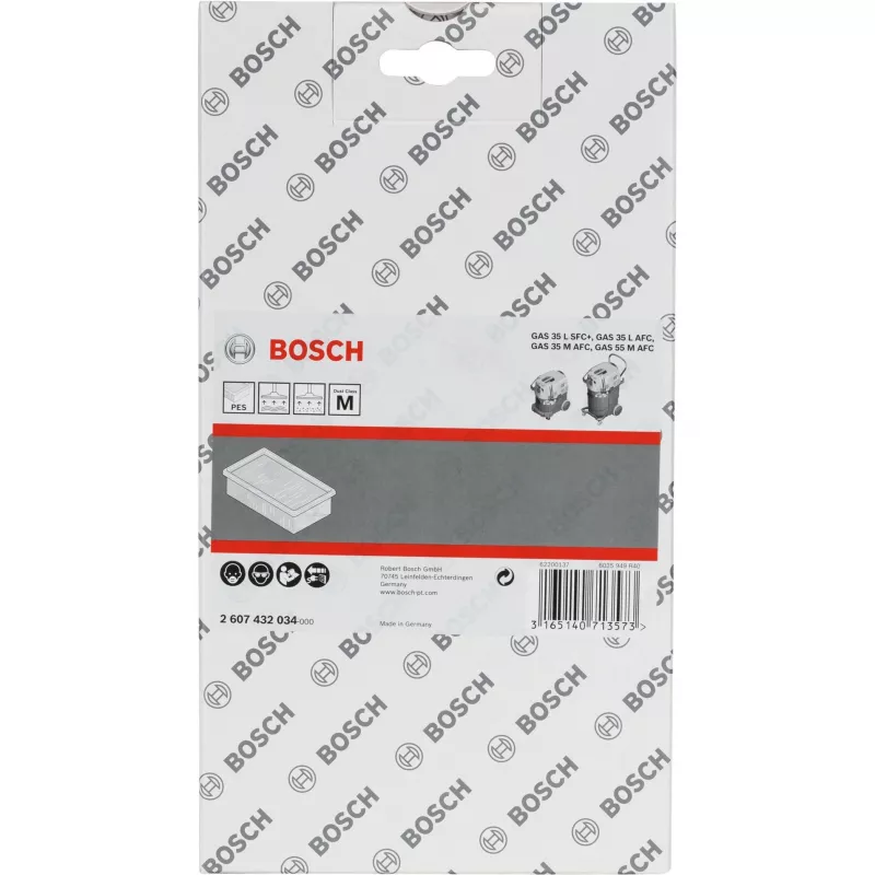 Filter Bosch plooifilter 2607432034