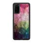 Hoes iKins voor Samsung Galaxy S20 – waterbloemenpatroon, zwart