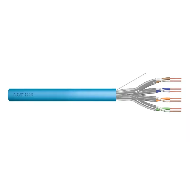 Netwerkkabel Digitus DK-1624-A-VH-1 RJ45 Cat6a 100m blauw