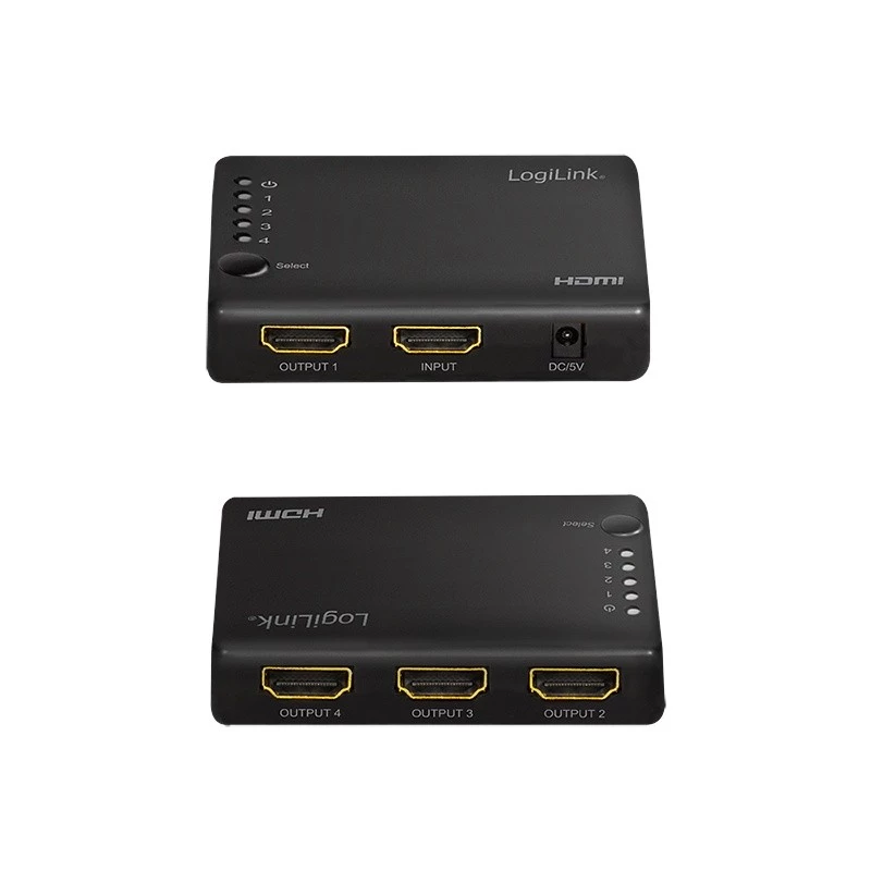 HDMI-splitter 1x4-poort, 4K/30Hz