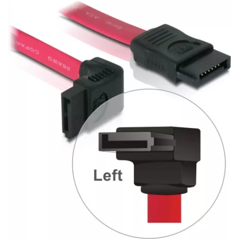 SATA-kabel DeLOCK 84220 0,5 m rood