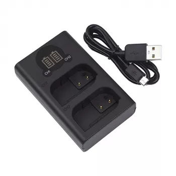 Oplader PANASONIC DMW-BLK22, dual