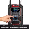 Draagbare radio EINHELL TE-CR 18 Li DAB+ FM Bluetooth USB, accu-aangedreven (TE-CR 18 Li compatibel)