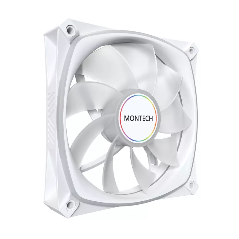MONTECH RX120 PRO wit 120mm ARGB reverse blade 3-pack