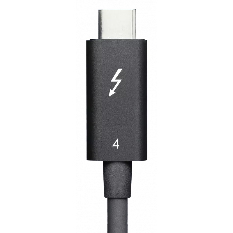 Thunderbolt-kabel Lenovo 4Z51A40455 — 2 m, 40 Gbit/s, stekker naar stekker, zwart