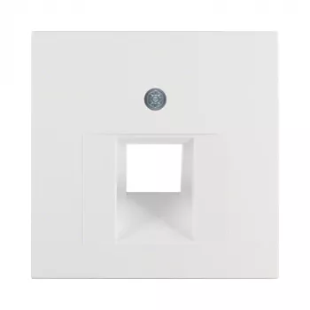 Wandplaat / schakelaarafdekking berker 14071909, wit, kunststof, conventioneel design, 10-pack
