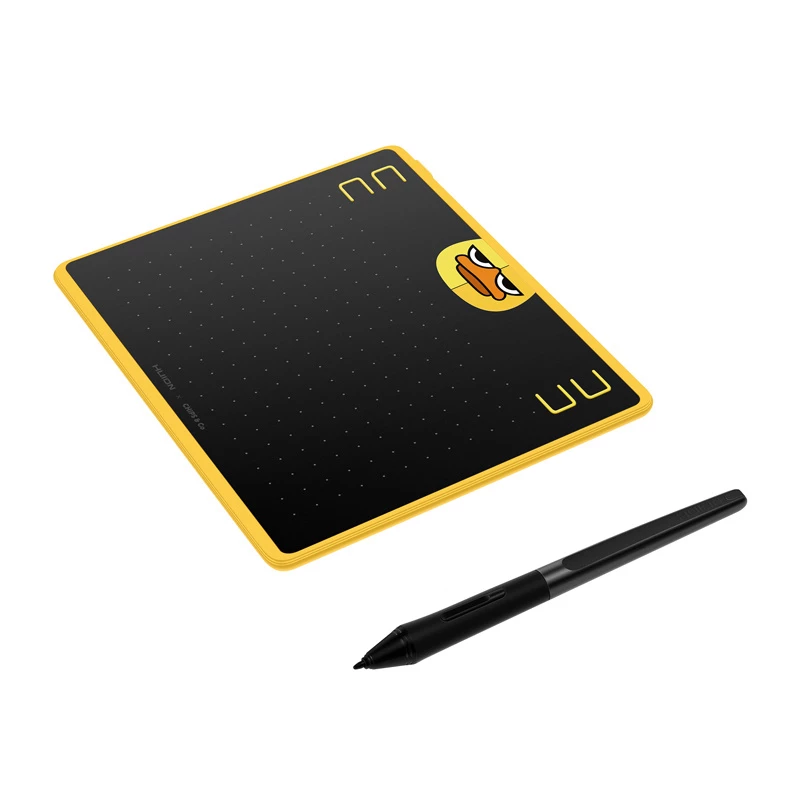Grafisch pentablet HUION HS64 Special Edition zwart geel