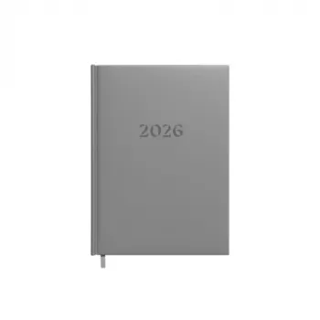 Planningsnotitieboek kalender 2026 A5 grijs