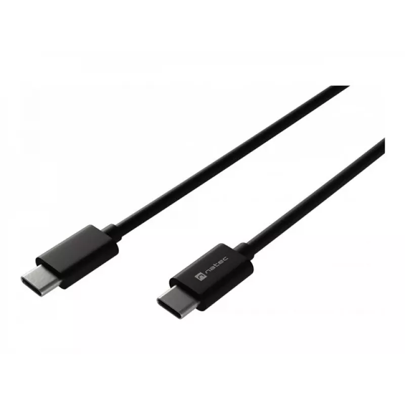 USB-C-naar-USB-C-kabel NATEC NKA-2146, 1 m, zwart
