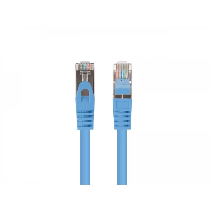 Lanberg PCF6-20CC-0150-B Cat6 F/UTP patchkabel 1,5 m, blauw, 10 stuks
