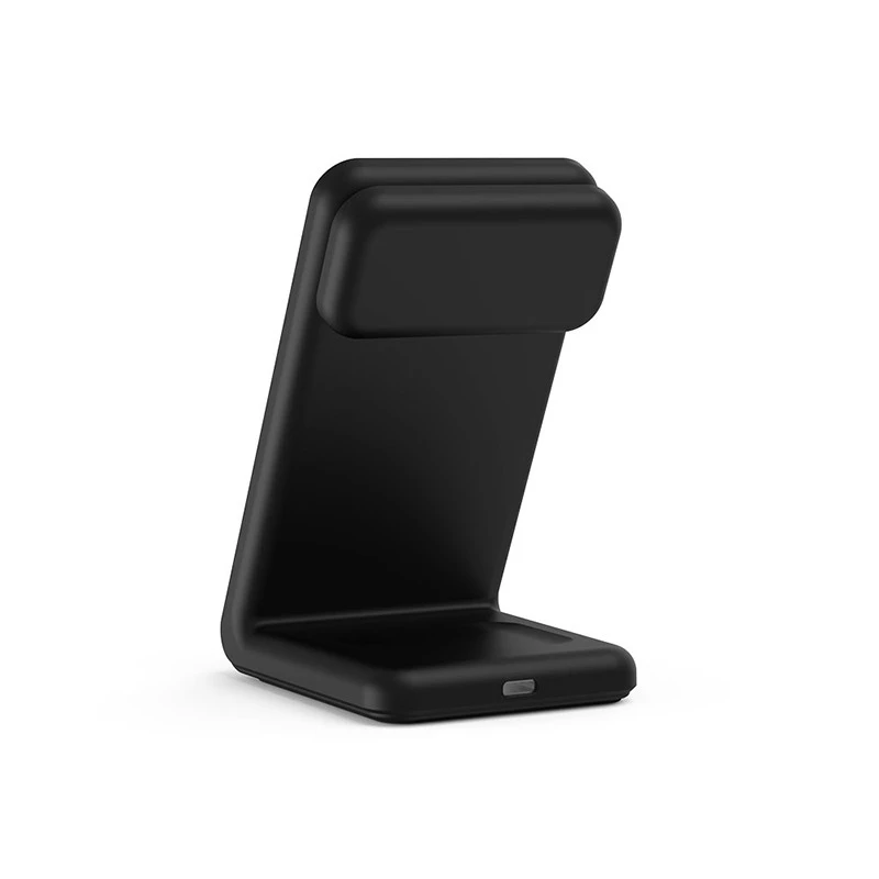 Indoor-oplader Crong CRG-MSPS-BLK smartwatch zwart Lightning USB draadloos