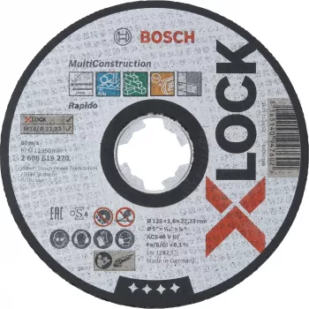 Bosch X-LOCK MULTI CONSTRUCTION doorslijpschijf