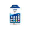 Originele Epson EcoTank inktfles 4-kleurenset — zwart 127 ml, cyaan/magenta/geel 210 ml (C13T03V64A)