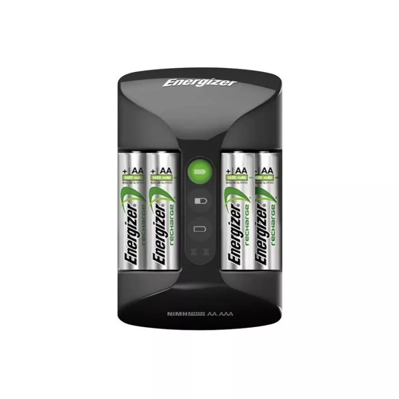 Batterijlader Energizer Pro Charger AC 4-voudig voor AA/AAA NiMH, 100–240 V, 2000 mAh inbegrepen