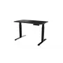 Bureau Cama Meble MOON elektrisch hoogteverstelbaar recht bureau 1210×670 mm zwart/antraciet