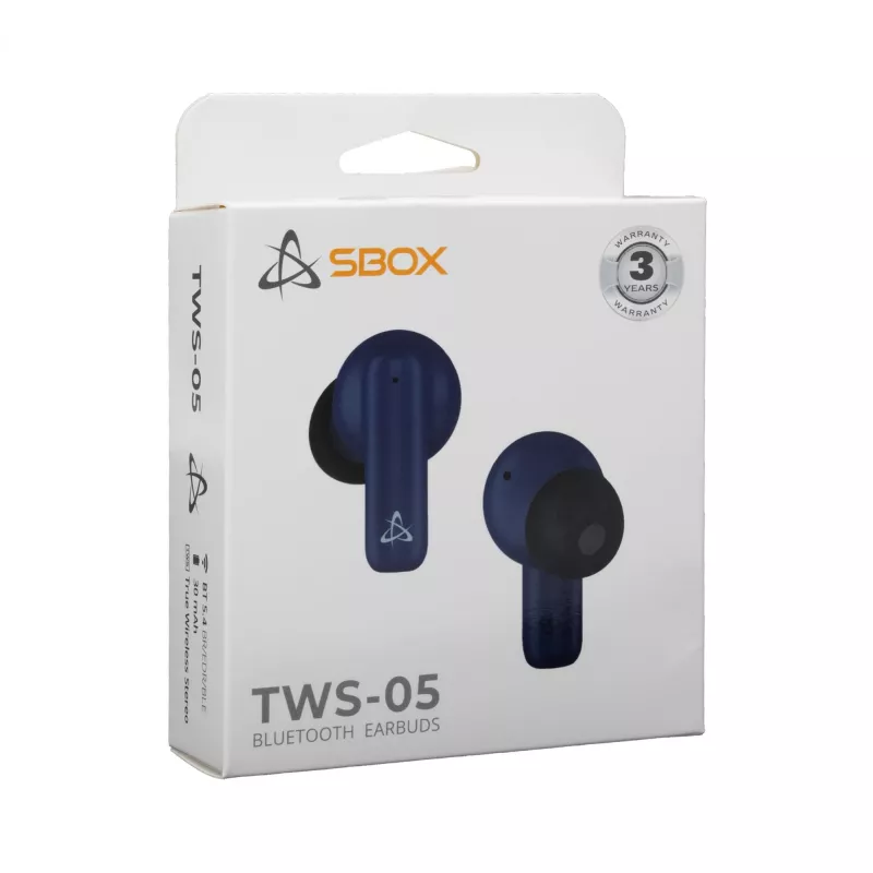 Hoofdtelefoon SBOX EB-TWS05 blauw