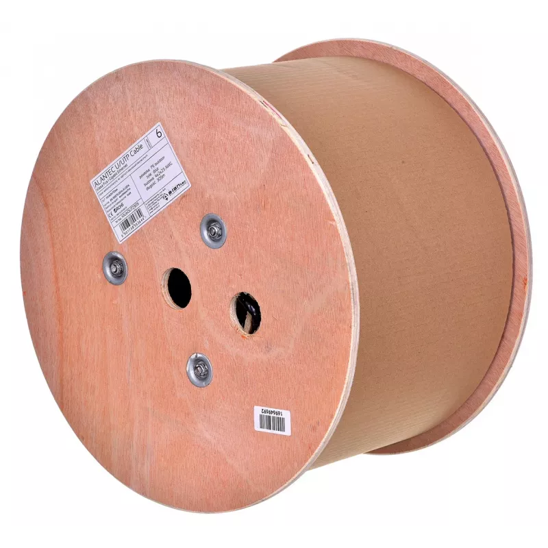 Alantec KIU6OUTZ305 netwerkkabel 305 m Cat6 U/UTP (UTP) zwart
