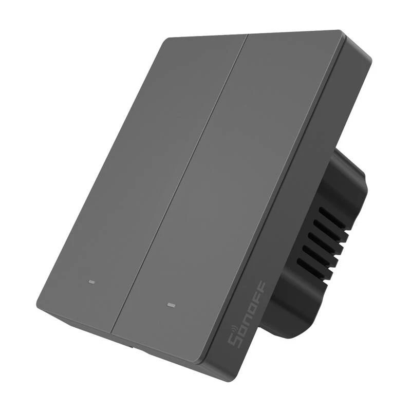 WLAN-wandschakelaar Sonoff M5-2C-80, 2 stroomkringen, model M5-2C-80