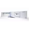 Gembird WM-S80F-01 slanke vaste tv-wandsteun 37–80" (2,03 m), VESA tot 600x400, max. 50 kg, zwart