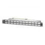 Intellinet 721028 lege Keystone-patchpaneel, 48 poorten, 1U, afgeschermd, 19 inch