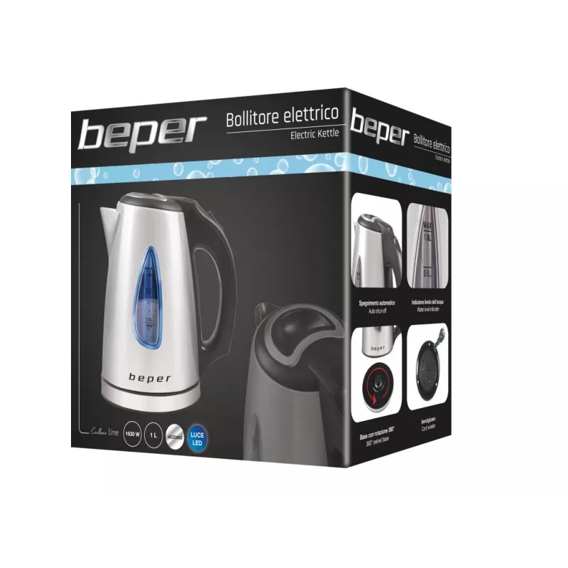Waterkoker Beper BB.002 1,7 l 2200 W zilver
