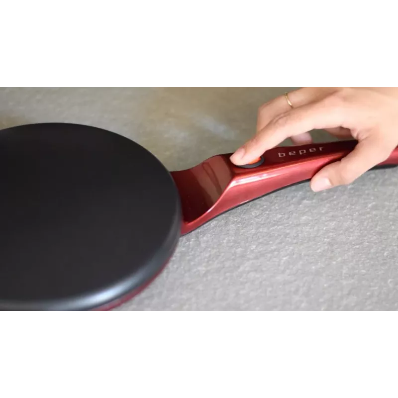 Crêpe-maker Beper BT.710Y – elektrische pannenkoekenbakker, antiaanbakplaat
