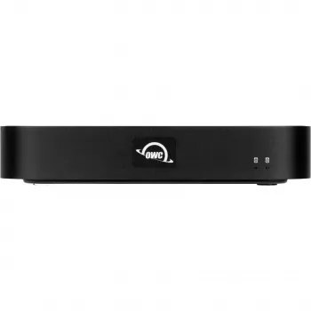 OWC miniStack STX Thunderbolt 4 behuizing met hub, 3,5 inch SATA + M.2 NVMe, zwart