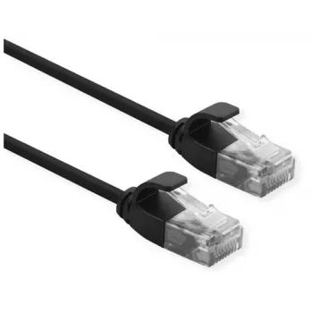 Netwerkkabel ROLINE 21.15.3951 zwart 0,3 m Cat6a U/UTP