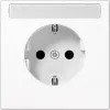 Jung 1-voudig inzetstuk randaarde stopcontact wit LS1520N (LS1520N)