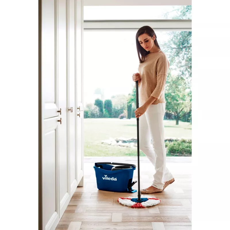 Bodemwisser VILEDA TurEasyWring & Clean Box 167756 met emmer en wringer