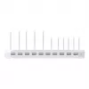 Unitek oplaadstation 10x USB 2.4A 60W wit