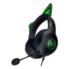 Kraken Kitty V2 - zwart, gamingheadset, kattenoren, stream-reactieve verlichting, HyperClear-cardioïdemicrofoon, 40 mm TriForce-drivers, ingebouwde microfoon in de oorschelpen, Razer Chroma RGB (oor en oorschelpen), surround sound: alleen beschikbaar onder